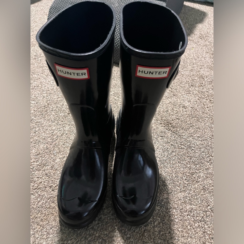 Hunter  Black rider boots size 9